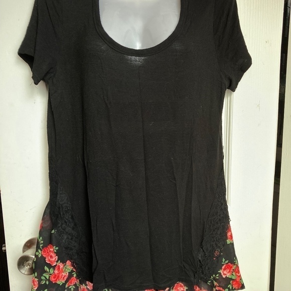 American dream Floral t-shirt top size M - Picture 2 of 8